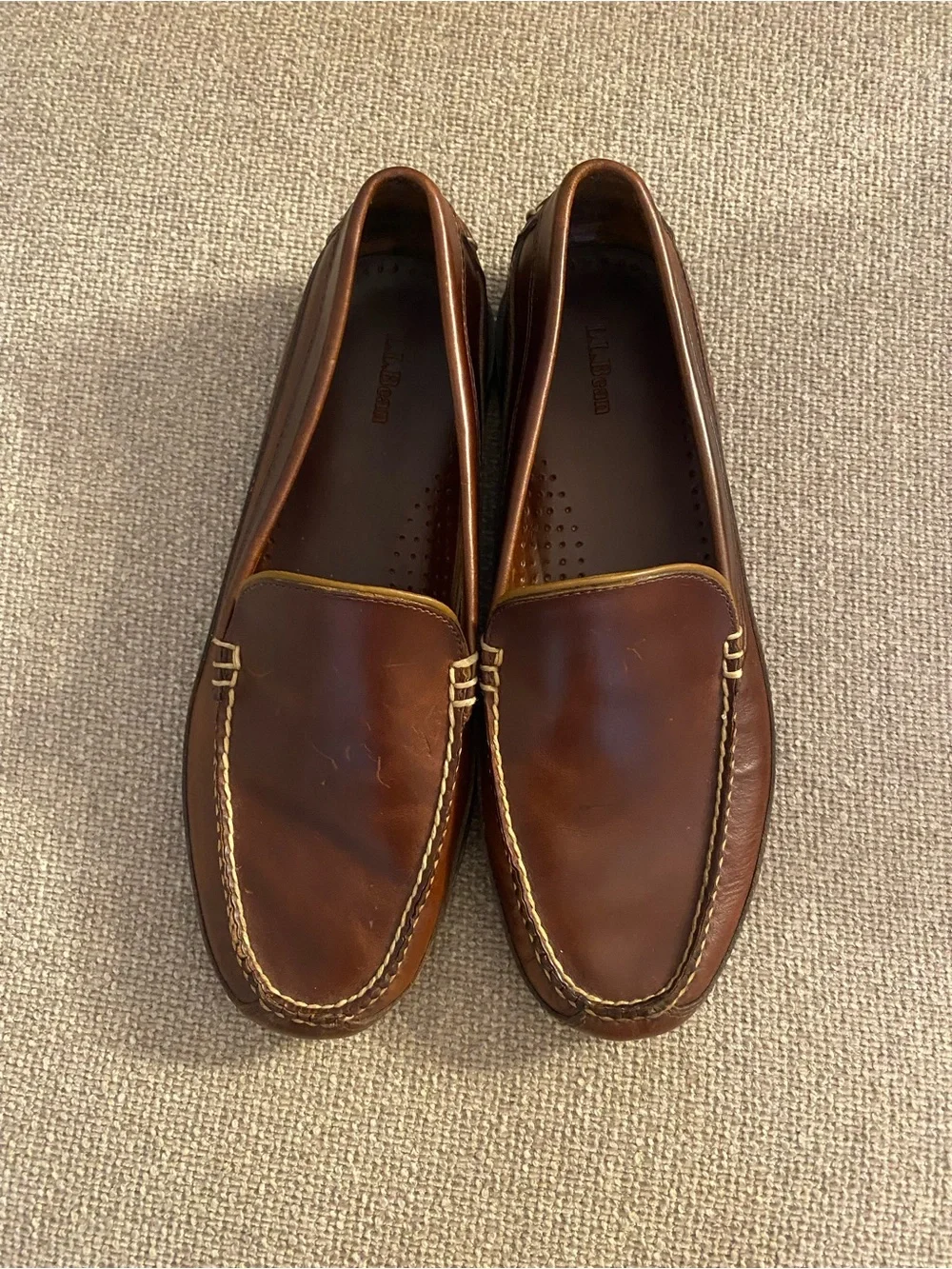 L.L. Bean Men's Leather Slip-On Loafer